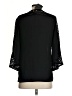 Nanette Lepore 100% Polyester Black 3/4 Sleeve Blouse Size 4 - photo 2