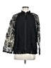 LOGO Lavish 100% Polyester Paisley Black Track Jacket Size 8 - photo 1