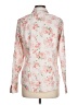 Chaps Floral Ivory Long Sleeve Blouse Size L - photo 2