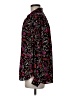 Ann Taylor 100% Polyester Floral Black Long Sleeve Blouse Size M - photo 5