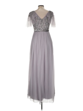 slim fit dress slacks Beaded 3D Petal Halter Gown In Navy Rosegold-Navy/Rosegold / Regular / 0 main image 0