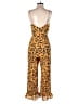 Saylor Animal Print Yellow Jumpsuit Size M (estimated) - photo 2