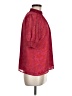 Evereve 100% Polyester Red Short Sleeve Blouse Size M - photo 4