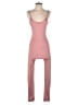 Capella Apparel Solid Pink Jumpsuit Size S - photo 1