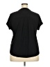 Unbranded Black Short Sleeve Blouse Size 2X (estimated) - photo 2