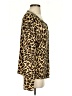 Escada 100% Acrylic Animal Print Gold Cardigan Size S (estimated) - photo 4