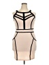 Charlotte Russe 100% Polyester Tan Cocktail Dress Size 2X - photo 1