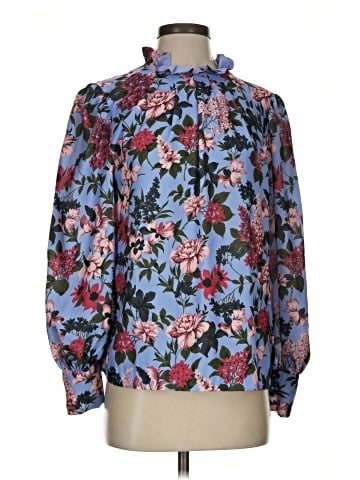 Pearl By Lela Rose Long Sleeve Blouse (view 1)
