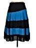 Derek Lam Color Block Blue Casual Skirt Size 4 - photo 2