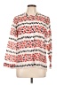J.Crew Print Ivory Long Sleeve Blouse Size 10 - photo 1