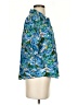 Wild Fable 100% Rayon Tropical Blue 3/4 Sleeve Button-Down Shirt Size S - photo 4