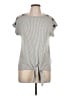 Lavish Gray Short Sleeve Top Size L - photo 1