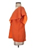 BCBGMAXAZRIA Orange Short Sleeve Blouse Size S - photo 5