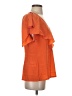 BCBGMAXAZRIA Orange Short Sleeve Blouse Size S - photo 4