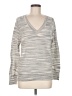 Moth Stripes Gray Pullover Sweater Size M - photo 1
