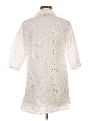 Liv 3/4 Sleeve Button-Down Shirt (view 2)