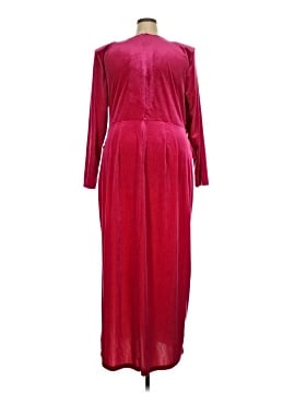 open lace back dress Tamara Shirred Chiffon Midi Dress / Red | Meshki