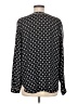 Ann Taylor LOFT 100% Polyester Black Long Sleeve Blouse Size M - photo 2