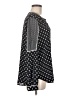 Ann Taylor LOFT 100% Polyester Black Long Sleeve Blouse Size M - photo 4