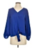 Vince Camuto 100% Polyester Blue 3/4 Sleeve Blouse Size S - photo 1