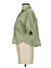 Zara Green 3/4 Sleeve Button-Down Shirt Size XS - photo 5