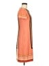 Muse Print Orange Casual Dress Size 8 - photo 4