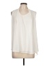 Sami & JO 100% Polyester Ivory Sleeveless Blouse Size L - photo 1