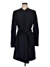 Joan Vass 100% Polyester Blue Trenchcoat Size M - photo 1