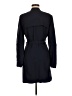 Joan Vass 100% Polyester Blue Trenchcoat Size M - photo 2