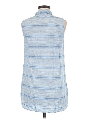 Sigrid Olsen Sleeveless Button-Down Shirt (view 2)