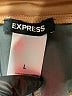 Express 100% Polyurethane Brown Khakis Size L - photo 4