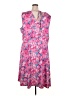 Assorted Brands Print Pink Casual Dress Size 5X(6X) - photo 2