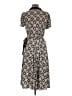 BCBGMAXAZRIA Print Gray Casual Dress Size M - photo 2