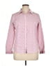 Talbots Polka Dots Pink Long Sleeve Blouse Size 14 - photo 1