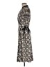 BCBGMAXAZRIA Print Gray Casual Dress Size M - photo 5