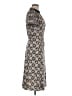 BCBGMAXAZRIA Print Gray Casual Dress Size M - photo 4