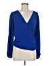 Bellatrix 100% Polyester Blue Long Sleeve Blouse Size M - photo 1