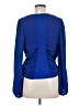 Bellatrix 100% Polyester Blue Long Sleeve Blouse Size M - photo 2