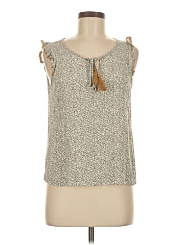Hem & Thread Sleeveless Blouse (view 1)