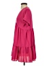 Shein Solid Pink Casual Dress Size 2 - photo 5