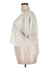 Lane Bryant Metallic Silver Short Sleeve Top Size 24 - 22 Plus - photo 5