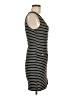 Monteau Stripes Black Casual Dress Size M - photo 4
