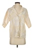 Sabo Ivory 3/4 Sleeve Button-Down Shirt Size XS - photo 1