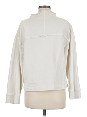 Madewell Long-Sleeve Funnel-Neck Sweatshirt (view 2)
