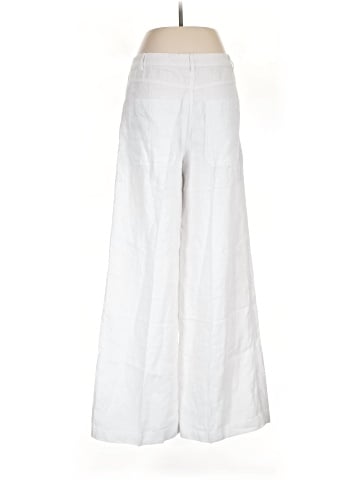 Madewell The Zoe Relaxed Wide Pant in 100% Linen (view 2)