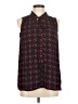 Tommy Hilfiger Black Sleeveless Button-Down Shirt Size M - photo 1