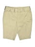 Worthington Solid Tan Khaki Shorts Size 10 - photo 1