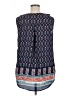 Terra & Sky 100% Polyester Blue Sleeveless Blouse Size 0X - photo 2