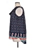 Terra & Sky 100% Polyester Blue Sleeveless Blouse Size 0X - photo 5