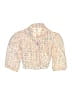 Lola + The Boys 100% Polyester Tweed White Jacket Size 8 - photo 1
